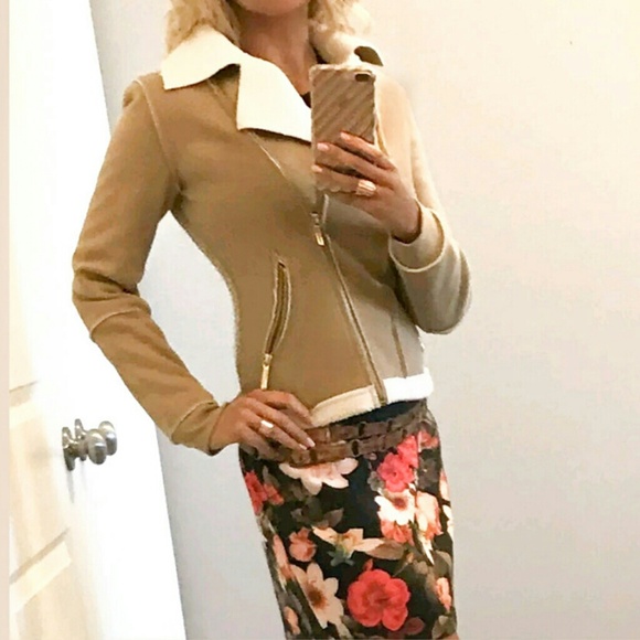 Michael Kors Jackets & Blazers - New! Michael Kors Faux Shearling Sherpa Jacket XS